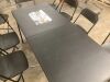 6ft Folding Dining Table w/ 10 Folding Chairs - 4