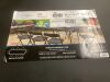 6ft Folding Dining Table w/ 10 Folding Chairs - 5