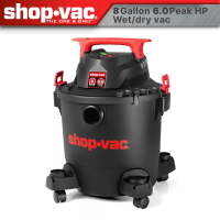 Shop-Vac&reg; 8 Gallon Wet/Dry Vacuum, 6.0 Peak HP