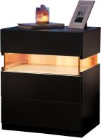 LED Nightstands 3 Drawer