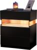 LED Nightstands 3 Drawer