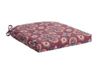 Lot of (4) Hampton Bay 20 in. W x 20 in. D Square Outdoor Patio Seat Pad Cushion in Garden Bloom