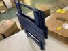 Adams Quik-Fold 20 in. Resin Midnight Square Patio Side Table - 3