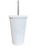 Case of (12) Starbucks White Studded Siren Logo Grande Tumbler 16oz