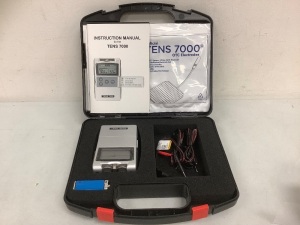 TENS 7000 Digital TENS Unit, E-Commerce Return, Powers Up, Sold as is