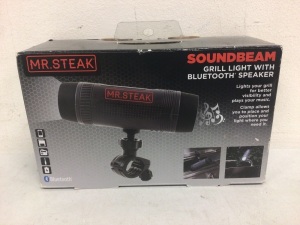 Mr.Steak Soundbeam Grill Light w/ Bluetooth Speaker, E-Comm Return