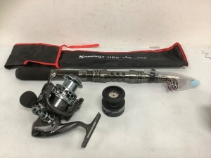 Sougayilang Spinning Reel and Rod, E-Commerce Return, Sold as is