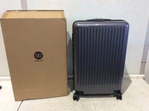 NINETYGO 24" Dark Grey Hardcase Luggage with Spinner Wheels