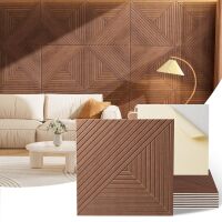 Acoustic Wall Panels, 8 Piece 23.62" X 23.62" Peel and Stick Wall Panels