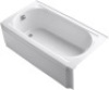 Kohler Cast Iron&nbsp;K-721-0 Memoirs 5-Foot Bath, White. 60" x 32" x 17-7/16", Left Outlet. Appears New. $1,593 Retail Value