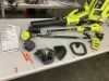 RYOBI ONE+ HP 18V Brushless Cordless 15 in. String Trimmer & 130 MPH 510 CFM Leaf Blower Combo Kit w/ 4.0 Ah Battery & Charger