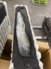 Light Gray Faux Rabbit Fur Polyester Two Arm Chaise Lounge With Cup Holders - MISSING ASSEMBLY HARDWARE - 8
