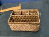 Handwoven Silverware Organizer w/ Handle, 4 Compartments - 2