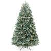 Pre-Lit Artificial Blue Spruce Christmas Tree, w/ Twinkling 2-in-1 LEDs