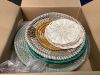 Wicker Basket Wall Decor Set of 10 with Loops, Seagrass, Handmade - 3