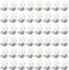 Amico 48 Pack 6 Inch 5CCT LED Ultra-Thin Recessed Ceiling Light, 1050LM 12W, 2700K-5000K, 5%-100% Dimmable, 120V, Ultra-Thin Canless Wafer Downlight with Junction Box, ETL, FCC, IC & Damp Rated