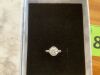 Floral Heart Shape Moissanite Ring - 5