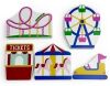 Bullseye's Playground Case of Wood Play Set Rides