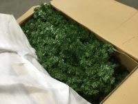 60"&nbsp;Pre-Lit Artificial Fir Christmas Wreath w/ LED Lights, Plug-In, PVC Tips&nbsp;