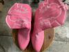 Ladies Hot Pink Cowgirl Boots Embroidered Knee High Cowboy Western Boot Line Dancing