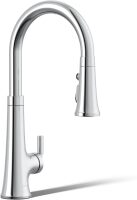 Kohler Touchless Kitchen Sink Faucet, Pull Down Sprayer, Touchless Faucet for Kitchen Sink