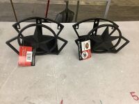 Lot of (2) LIBERTY GARDEN 125 ft. Americana Black Metal Star Hose Hanger Garden Hose Reel