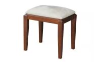 International Concepts Espresso Upholstered Vanity Bench