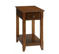 Acme Furniture Bertie Walnut Storage Side Table