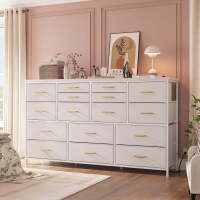 EnHomee Wide Dresser with 16 Drawers