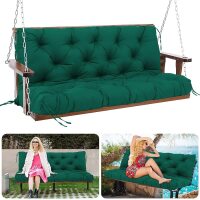 Outdoor Porch Swing Cushions Waterproof Reversible Thick 2 3 Seat Patio Furniture Cushions