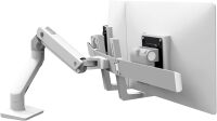 Ergotron &ndash; HX Dual Monitor Arm, VESA Desk Mount &ndash; for 2 Monitors Up to 32 Inches, 5 to 17.5 lbs Each &ndash; White
