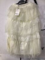 &merci So Loved Tiered Lace Skirt