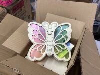 Case of (36) Light-Up Wooden Butterfly Craft Kit