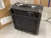 30W Electric Bass Guitar Amplifier Black
