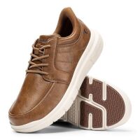 FitVille Men's EasyWalk Slip-On Dress Shoes, 12W