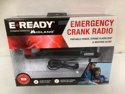 Midland Emergency Crank Radio, Appears New
