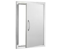 VEVOR 20 in. W x 27 in. H Single Outdoor Kitchen Access Door Stainless Steel Flush Mount
