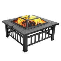 32in Metal Fire Pit