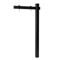 VINGLI 36W x 72L PVC Real Estate Sign Post for Yard Black