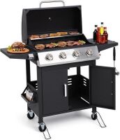4-Burner Propane Gas BBQ Grill