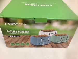 Eenstone 4-Slice Toaster, Appears New, Sold as is.