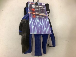 DeckHand Fingerless Gloves, L/XL, E-Commerce Return, Sold as is