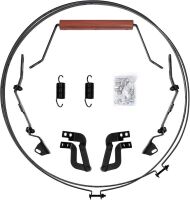 Vankey Hinge Assembly for XLarge Big Size Green Egg, Carbon Steel Band and Hinges