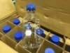 Lot of (3) Cases of KIMBLE GL45 Media Bottles with Cap, 1000mL, 10 Pack