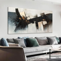 Abstract Wall Art Small Size Wall Art Home Wall Decor Artwork Modern Black Canvas Art Wall Decor Painting Prints Pictures For Bedroom Office 20"X 40"