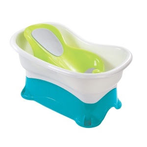 Summer Comfort Height Bath Tub – Elevated and Spacious Baby Bathtub with Newborn Bath Support. Appears New