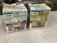 Lot of (2) Table and Chair Patio Cover