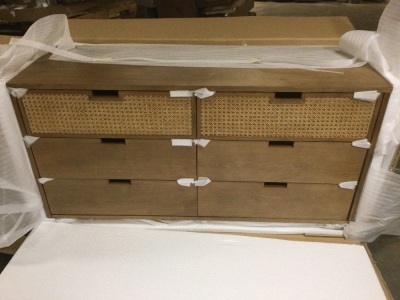 Pier1 Artis 6-Drawer Wooden Dresser. NEW