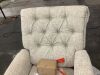 Madison Park Aidan Upholstered Manual Push Back Recliner Chair with Nailheads - Needs Repair, Missing Some Hardware - 2