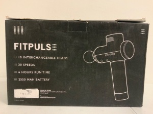 Fit Pulse Massage Gun, Works, Appears new, Sold as is